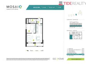 Prodej bytu 2+kk, Beroun, okres beroun, Na Máchovně, 55 m2