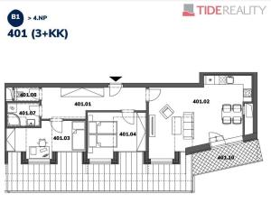 Prodej bytu 3+kk, Vrchlabí, Labská, 79 m2