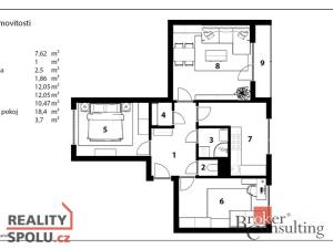 Prodej bytu 3+1, Chrudim - Chrudim III, Palackého třída, 85 m2