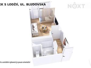 Pronájem bytu 1+kk, Šumperk, Bludovská, 30 m2