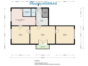 Prodej bytu 3+1, České Budějovice, A. Kříže, 70 m2