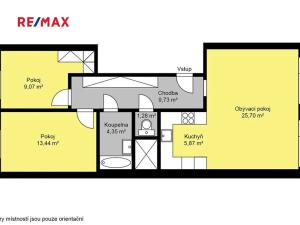 Prodej bytu 3+kk, Praha - Bohnice, Hlivická, 72 m2