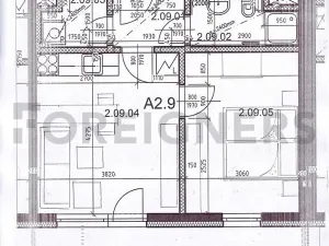 Pronájem bytu 2+kk, Brno, Pastviny, 42 m2