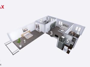 Pronájem bytu 3+1, Majetín, 60 m2