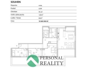 Prodej bytu 4+kk, Chlumec nad Cidlinou, 120 m2