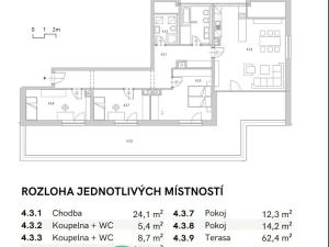 Prodej bytu 4+kk, Chlumec nad Cidlinou, 120 m2