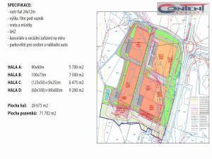 Pronájem skladu, Vystrkov, 7500 m2