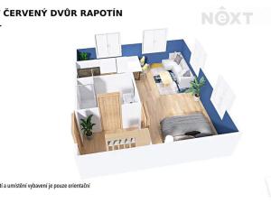 Prodej bytu 1+kk, Rapotín, Výzkumníků, 40 m2