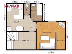 Pronájem bytu 1+1, Přeštice, Palackého, 32 m2