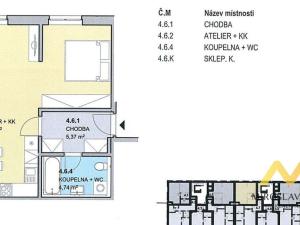 Pronájem bytu 2+kk, Hradec Králové - Slezské Předměstí, Kubelíkova, 57 m2