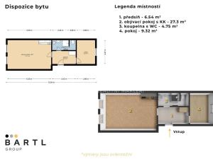 Pronájem bytu 2+kk, České Budějovice, Chelčického, 48 m2