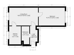 Pronájem bytu 2+1, Praha - Michle, Michelská, 55 m2