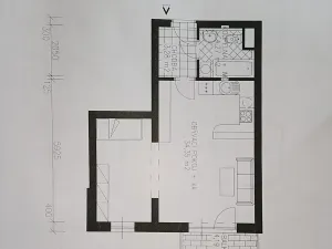 Pronájem bytu 2+kk, Plzeň, Květná, 43 m2