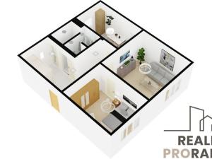 Prodej bytu 2+1, Hodonín, U Červených domků, 71 m2