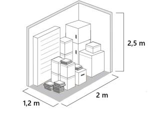 Pronájem skladu, Brno, Vídeňská, 3 m2