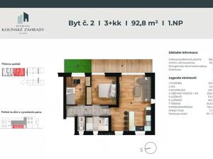 Prodej bytu 3+kk, Kolín, Třídvorská, 58 m2