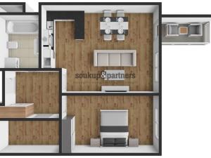 Prodej bytu 2+kk, Praha - Dolní Měcholupy, Kardausova, 58 m2