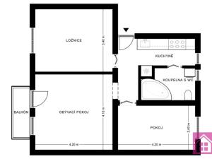 Pronájem bytu 3+kk, Dubňany, Havlíčkova, 63 m2