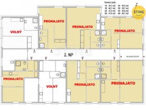 Pronájem bytu 2+1, Ostrava, Starobělská, 40 m2