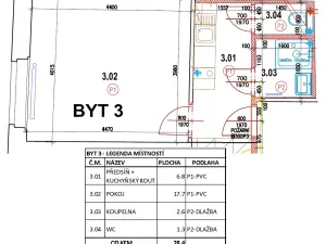 Pronájem bytu 1+kk, Liběchov, nám. V. Levého, 28 m2