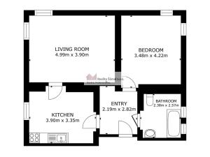 Prodej bytu 2+1, Vyšší Brod, Poschoďová, 62 m2