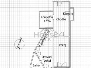 Prodej bytu 2+kk, Praha - Hlubočepy, Vítové, 51 m2