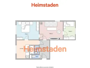 Pronájem bytu 3+1, Horní Suchá, Zelená, 57 m2