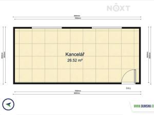 Pronájem kanceláře, Šumperk, Uničovská, 26 m2