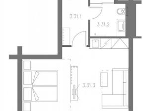 Prodej bytu 1+kk, Černý Důl, 33 m2