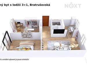 Prodej bytu 3+1, Šumperk, Bratrušovská, 68 m2