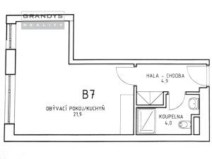 Pronájem bytu 1+kk, Svémyslice, 30 m2