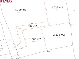 Prodej zahrady, Lazsko, 2027 m2