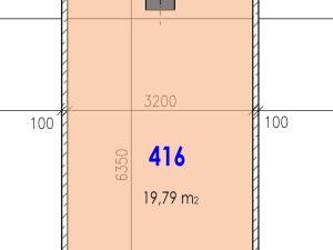 Pronájem kanceláře, Zlín, Kvítková, 31 m2