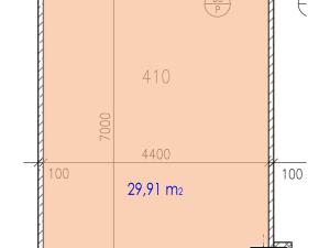 Pronájem kanceláře, Zlín, Kvítková, 31 m2