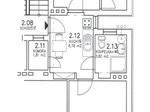 Pronájem bytu 2+1, Zlín, Sokolská, 52 m2