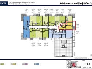 Prodej bytu 2+kk, Praha - Dolní Měcholupy, Honzíkova, 43 m2