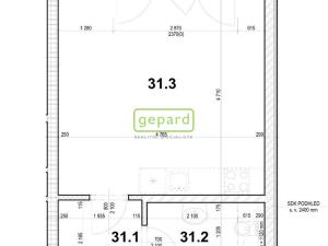 Pronájem bytu 1+kk, Praha - Stodůlky, Toufarova, 40 m2