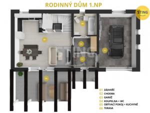 Prodej rodinného domu, Dřenice, 80 m2