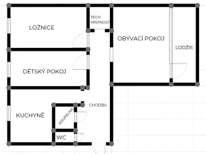 Prodej bytu 3+1, Horní Bříza, U Vrbky, 60 m2