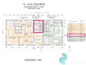 Prodej bytu 4+kk, Vráto, Na Pěšině, 96 m2