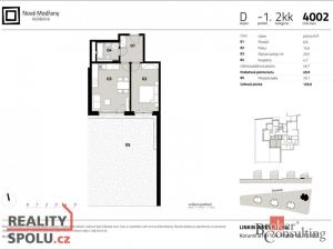 Pronájem bytu 2+kk, Praha - Modřany, Zlochova, 50 m2