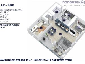 Prodej bytu 3+kk, Vrchlabí, Pražská, 78 m2