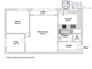 Prodej bytu 3+1, Příbram, Plzeňská, 77 m2