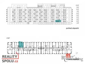 Pronájem bytu 2+kk, Praha - Vysočany, Fafkových, 50 m2