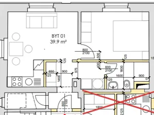 Pronájem bytu 2+kk, Praha - Čimice, Ke hřišti, 40 m2