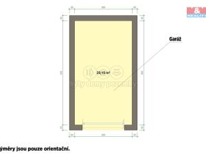 Prodej garáže, Cheb, 21 m2