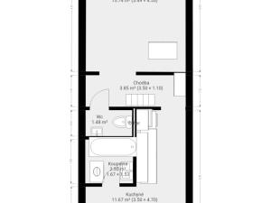 Pronájem bytu 1+1, Brno, Wollmanova, 36 m2