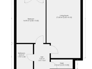 Pronájem bytu 2+kk, Praha - Stodůlky, Klausova, 65 m2