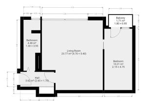 Pronájem bytu 2+kk, Praha - Holešovice, U staré plynárny, 46 m2