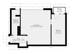 Pronájem bytu 2+kk, Praha - Holešovice, U staré plynárny, 46 m2